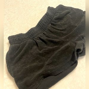 shorts with fluffy texture